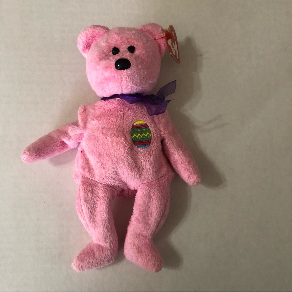 Ty Beanie Babies Eggs Bear April 23, 2000 plushie beanbag retired collectible